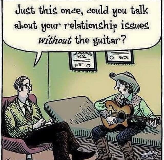 Guitar hilarious - Guitar relationship problems