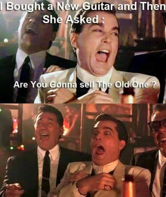 Guitar joke - I bought a new guitar and she asked