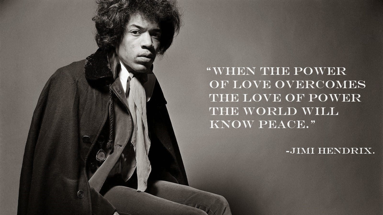 Guitar philosophical - Jimi Hendrix power of love