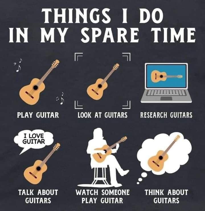 Guitar Humour - Things I do in my spare time