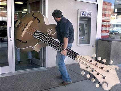 Guitar humour Big guitar