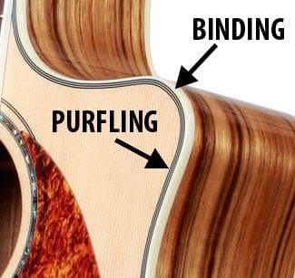 Guitar Body Bindings and Purflings