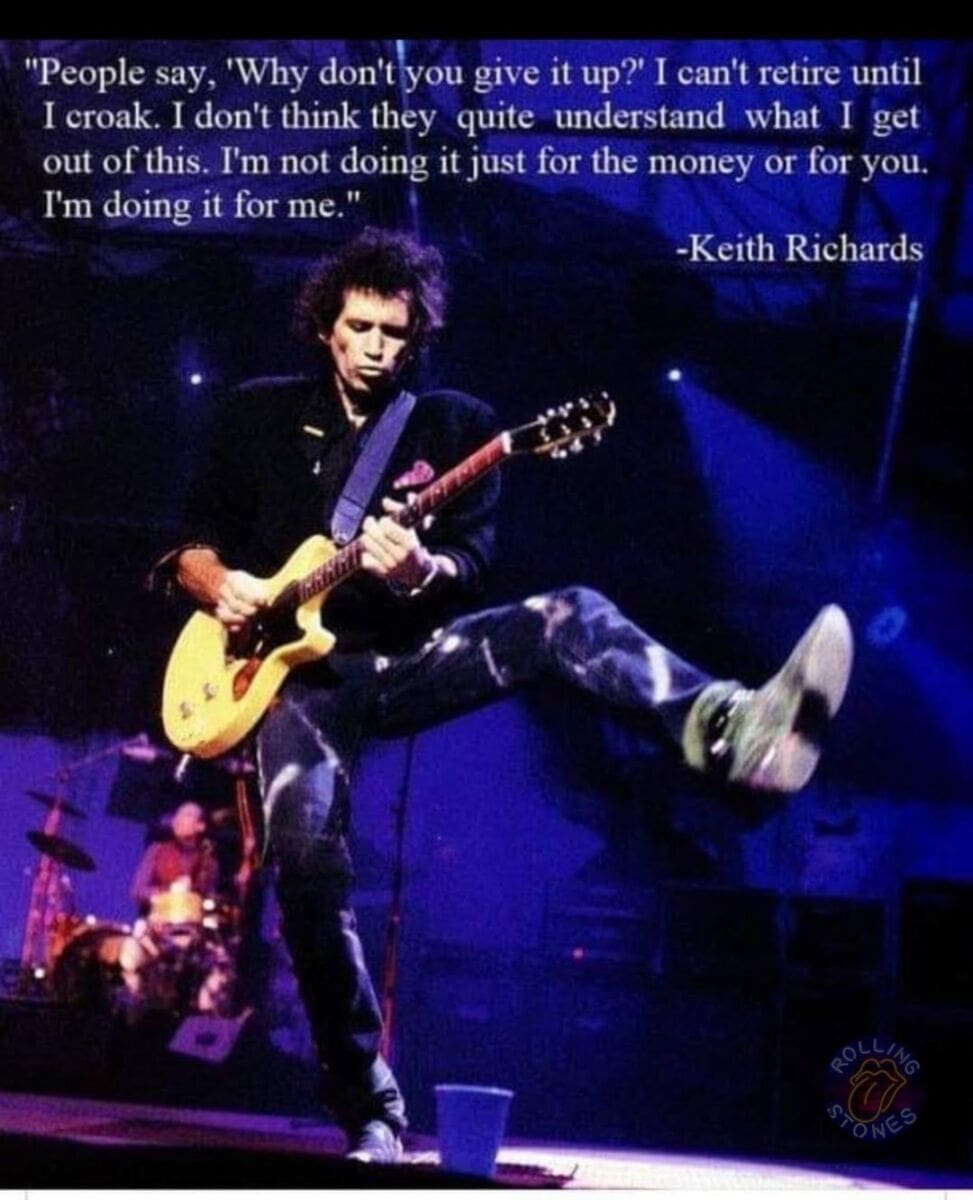 Guitar joke - Keith Richards